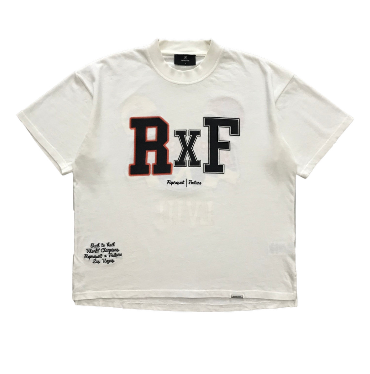 REPRESENT x Feature Champions T-Shirt Oversize Tee Flat White Men&rsquo;s Size S