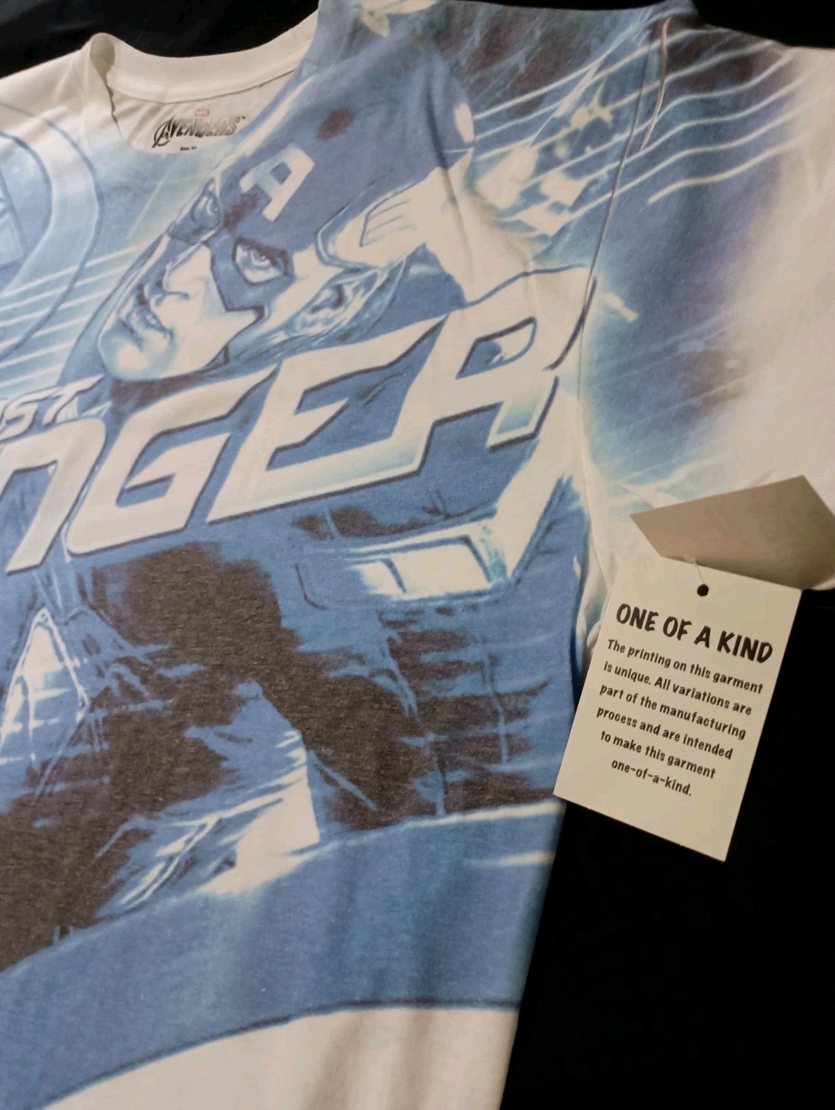 Custom Avengers Captain America Mens T Shirt Size XL 2012 Marvel