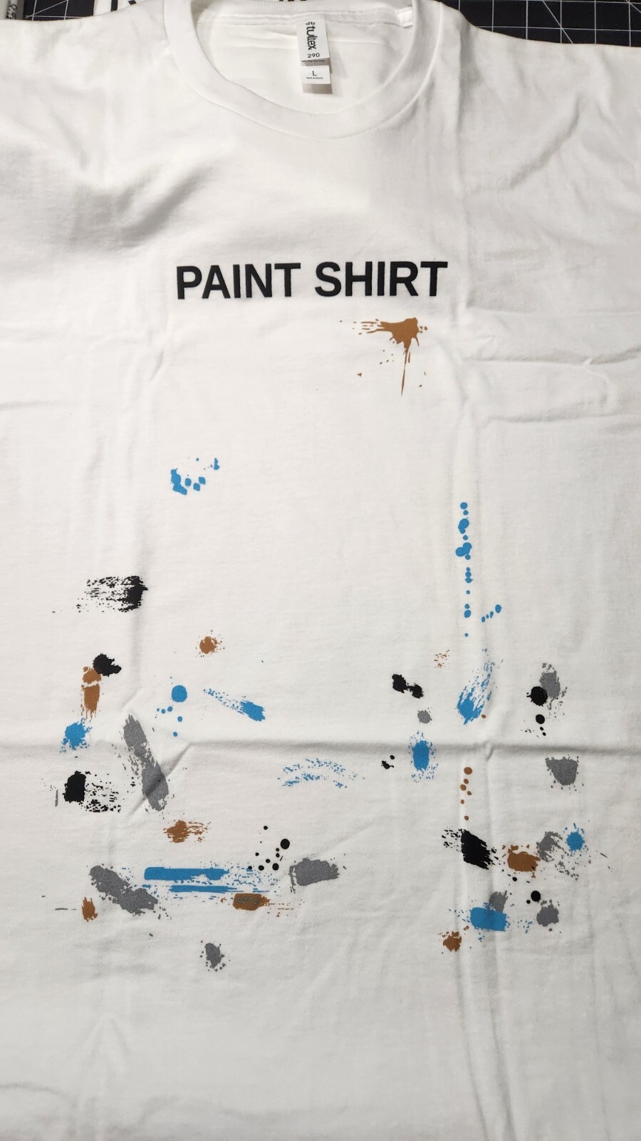 Painters Shirt , custom screen printed graphic T-shirt