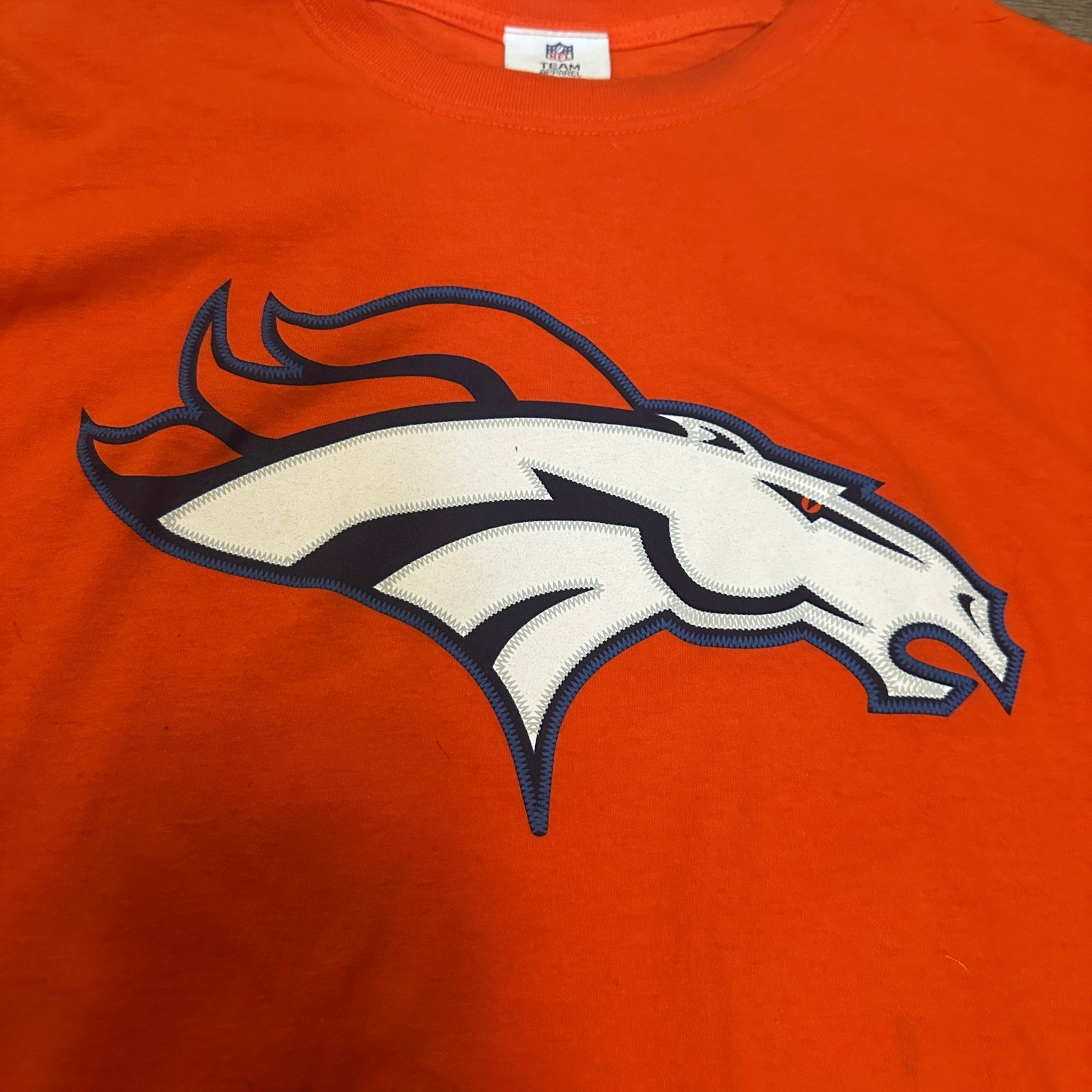 NFL Team Apparel Denver Broncos Peyton Manning 18 Orange T-Shirt Mens 2XL