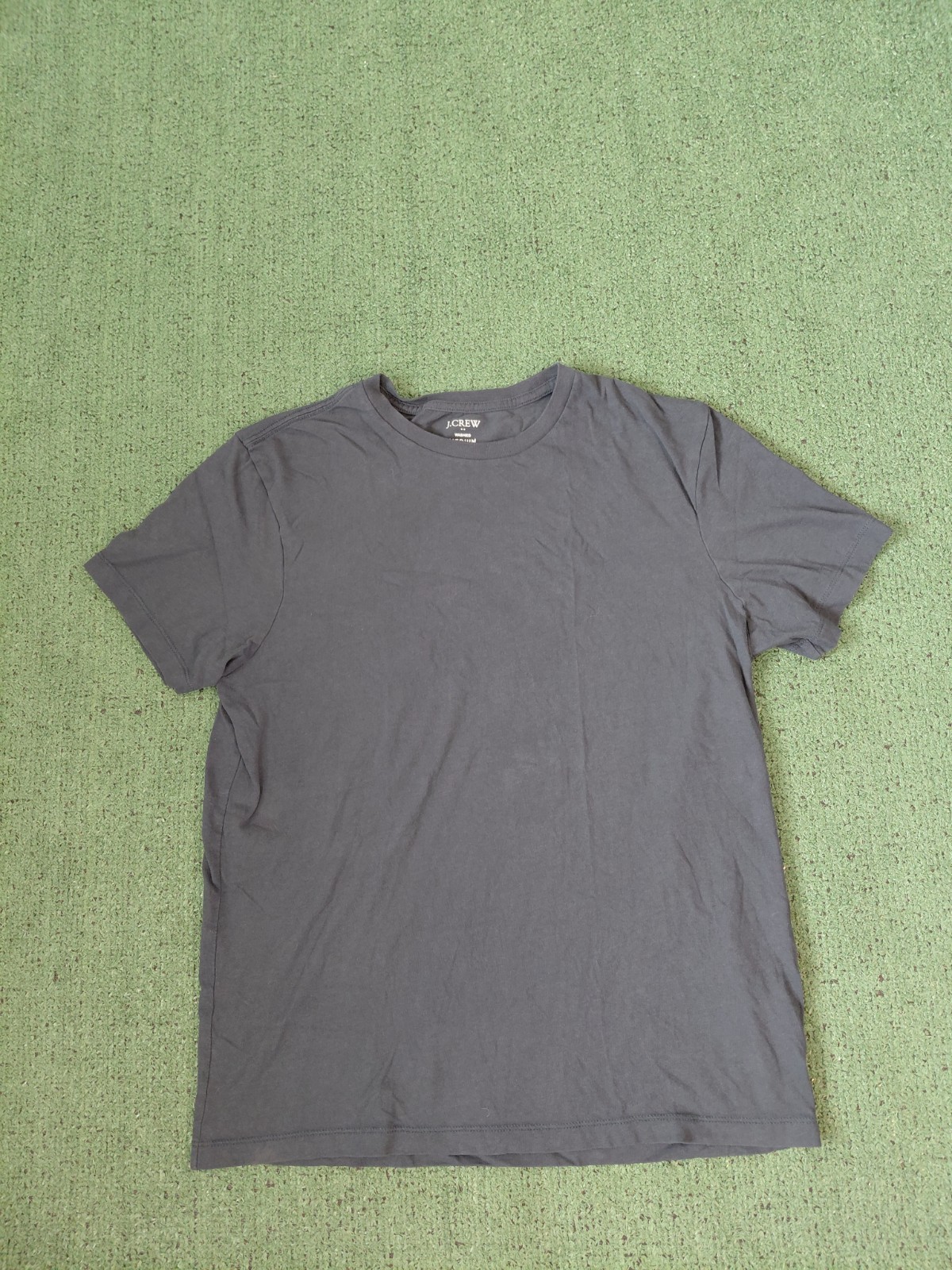 J Crew Navy Blue Washed Plain Solid T Shirt Sz Medium