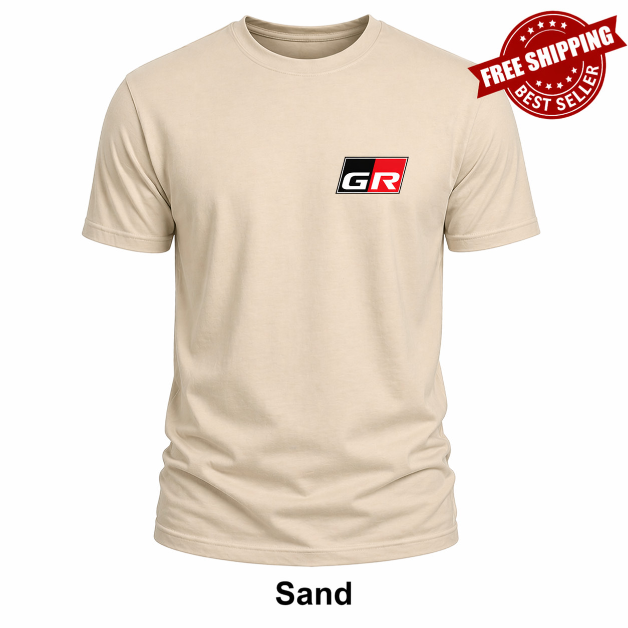 Toyota GR Racing Logo T Shirt Men JDM Motorsport Tee Size S-5XL