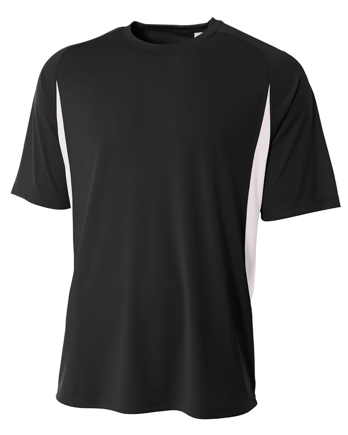5 Pack Of A4 N3181 Mens Raglan Sleeve Cooling Performance Color Blocked T-Shirt