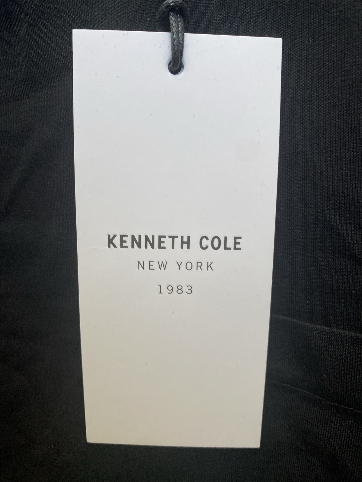 Kenneth Cole Men&rsquo;s Medium Black T-Shirt Short Sleeve Crew Neck The Pocket Tee
