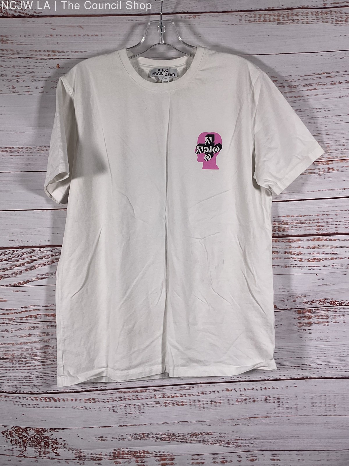 A.P.C. x Brain Dead White Futureshock T-Shirt – Size L