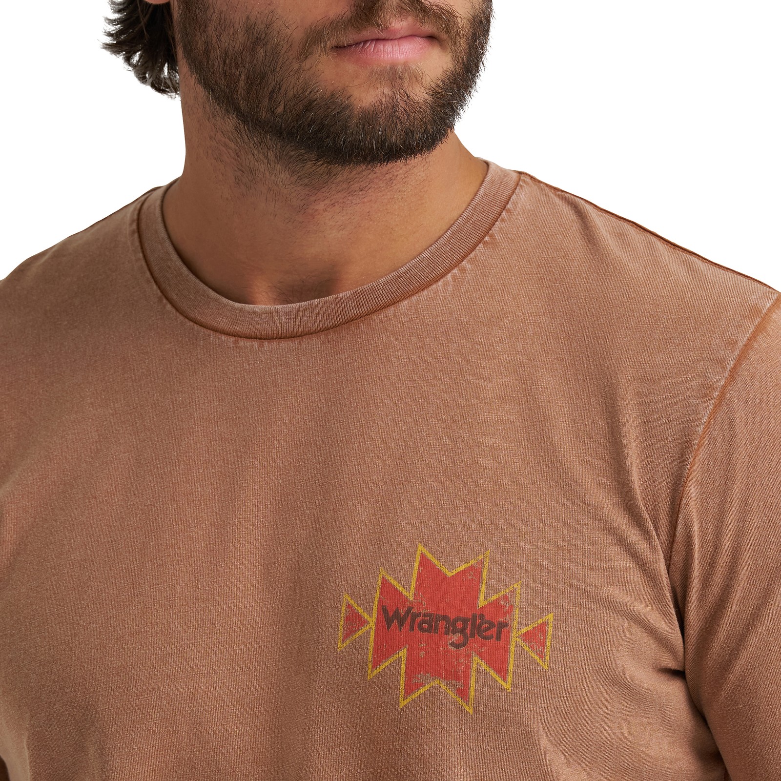 Wrangler Men&rsquo;s Rawhide Brown Bucking Horse Graphic T-Shirt 112372850