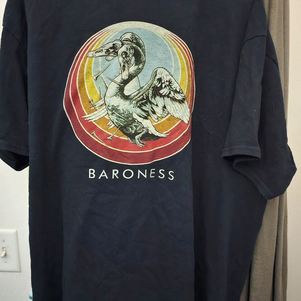1-Sided Baroness Band Black Cotton Shirt Unisex S-5XL TU807