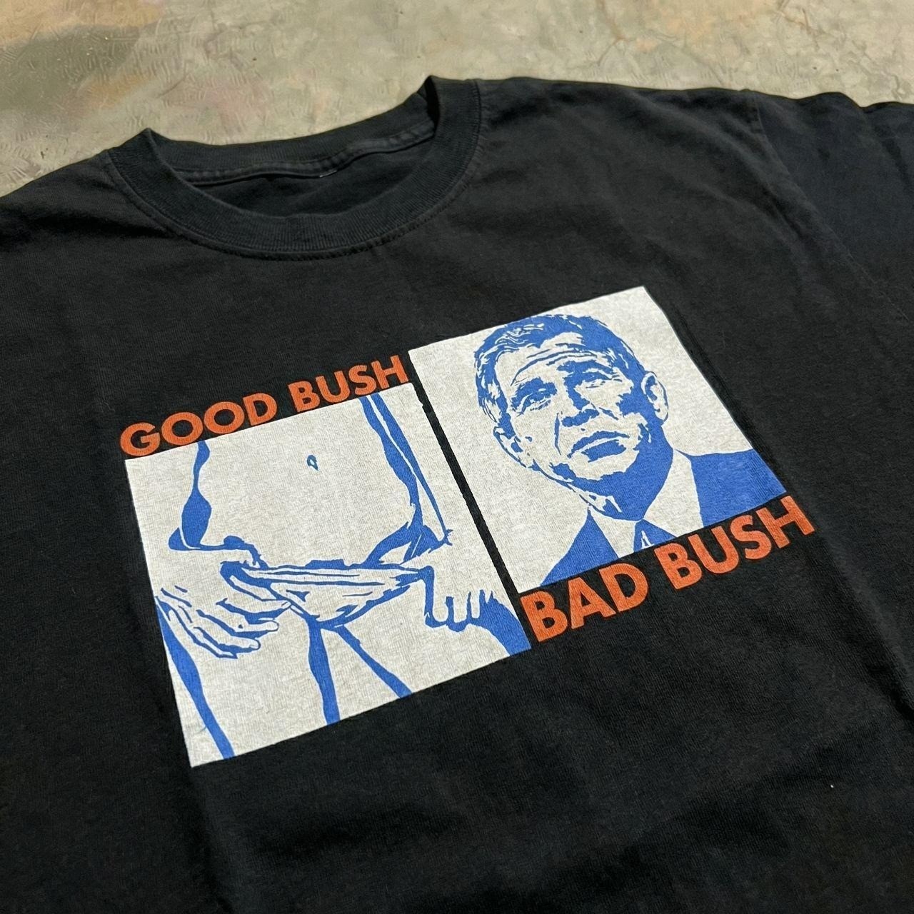 Good bush bad bush RETRO GRAPHIC UNISEX T-SHIRT S-5XL
