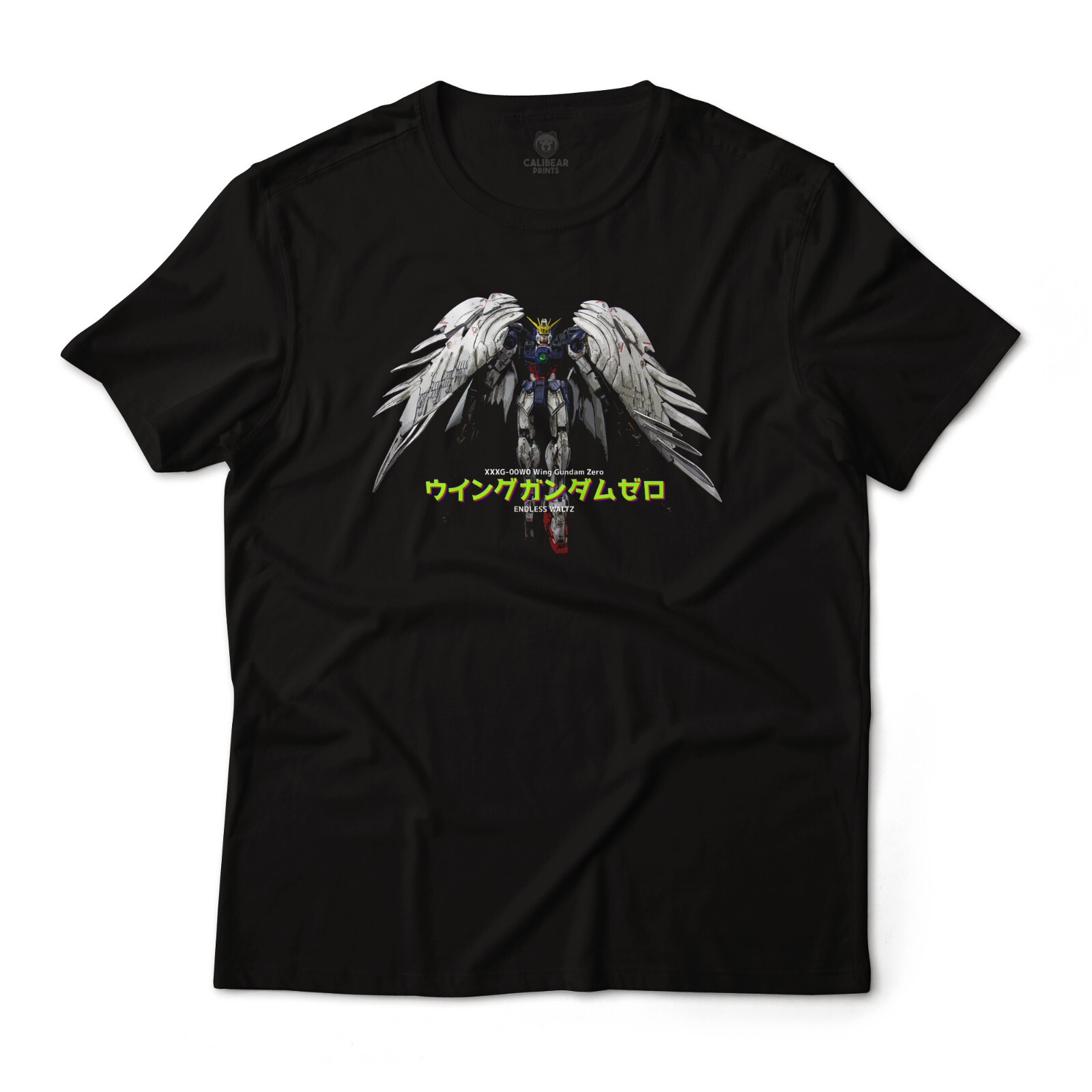 Mobile Suit Gundam Wing Endless Waltz Anime Graphic Art Tee Lightweight Cotton