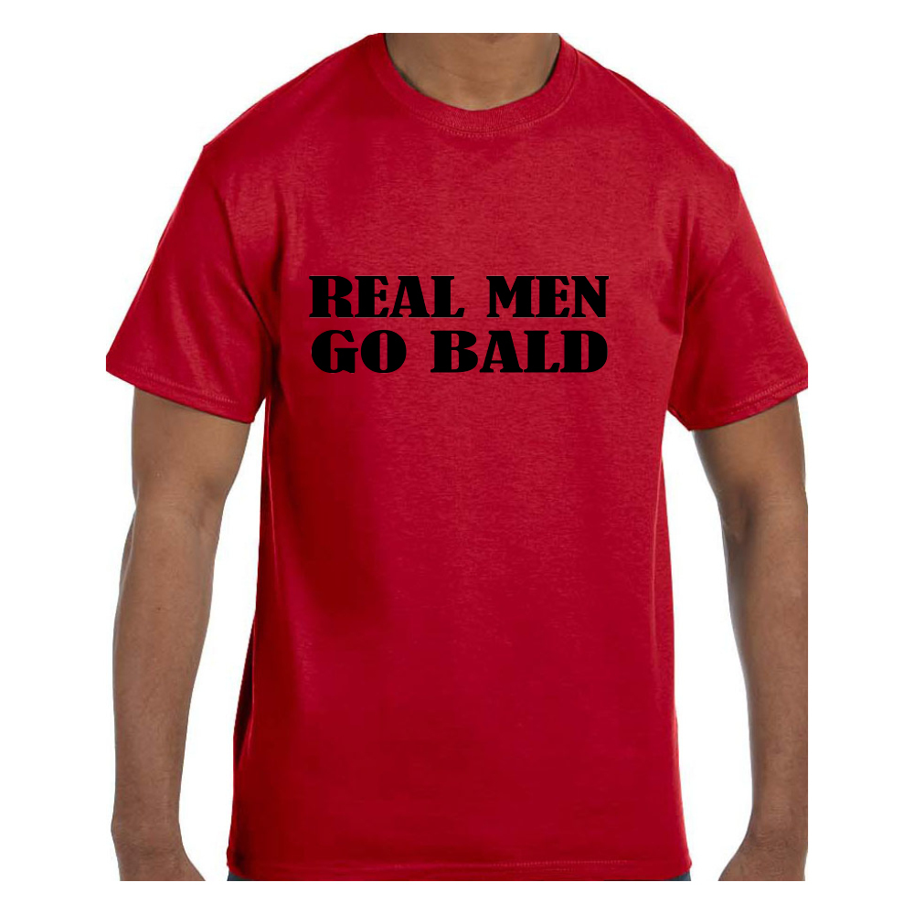 Funny Humor Tshirt Father&rsquo;s Day Real Men Go Bald