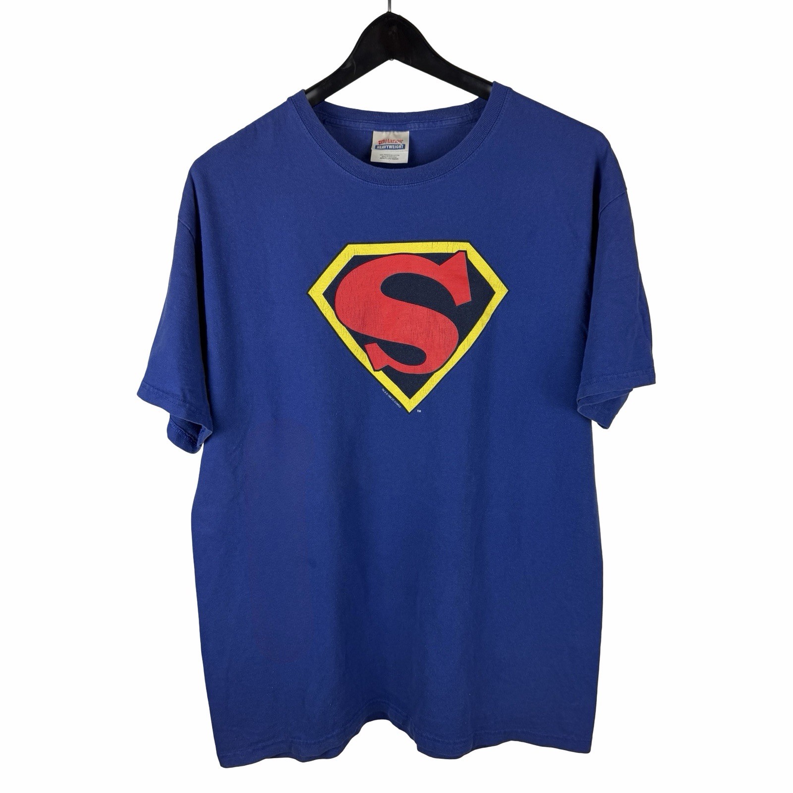 Vintage 1998 Graphitti DC Comics Superman Superhero Promo Shirt Size L