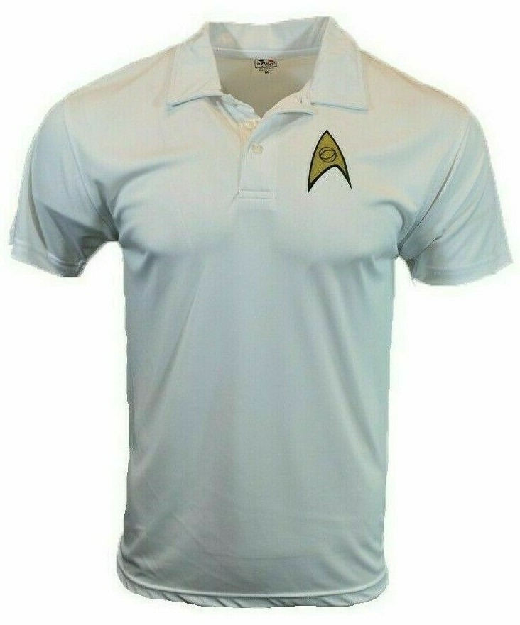 MEN&rsquo;S POLO SHIRT ACTIVE WEAR LOGO STAR TRACK CASUAL SOFT FABRIC NEW