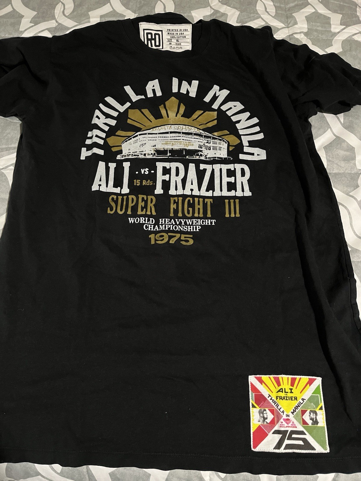 Muhammad Ali Joe Frazier Roots Of Fight T Shirt XL Dead Stock NWT Thrilla Manila