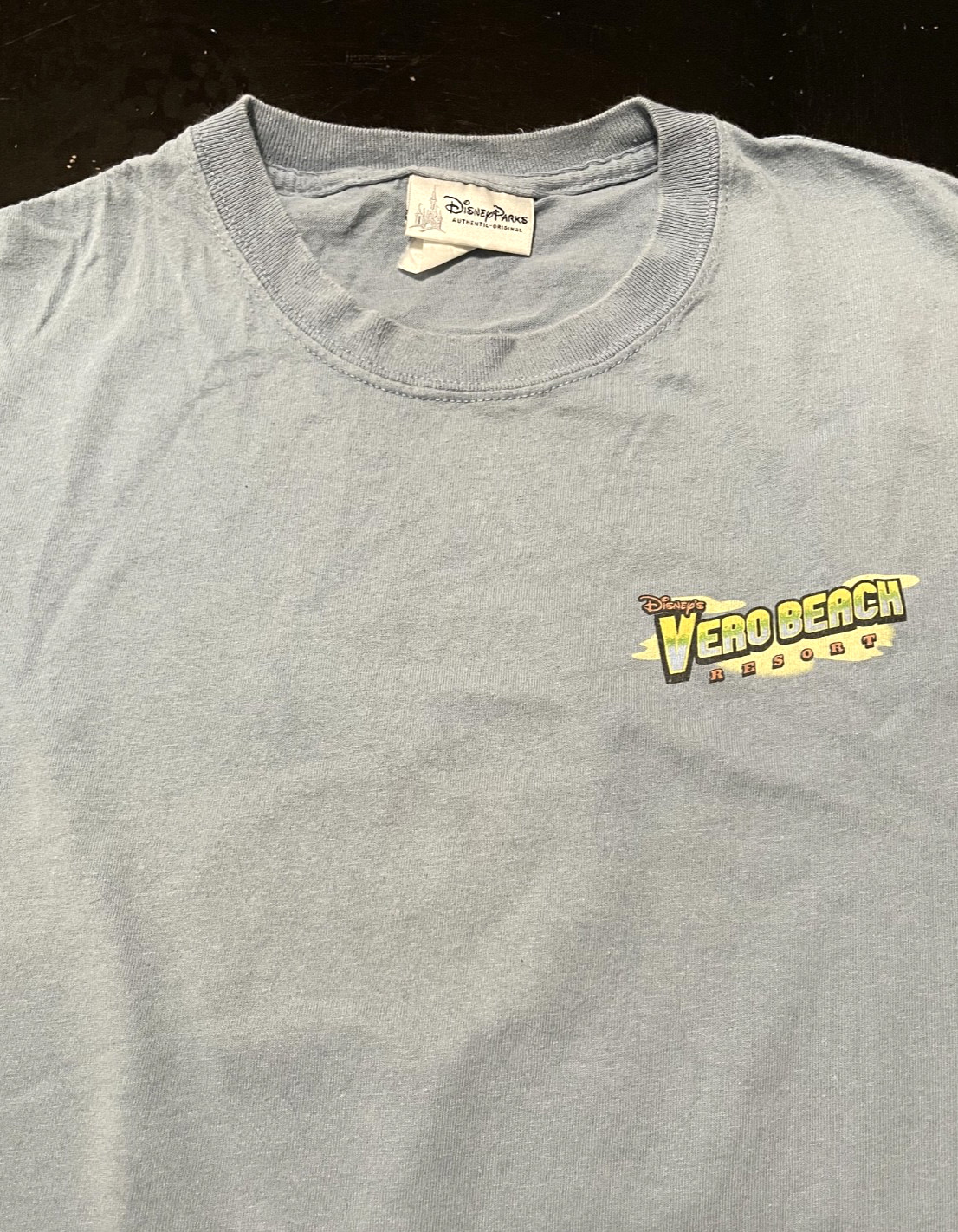 Vintage Disney Parks Vero Beach Resort T-Shirt, Light Blue, Size: 2XL XXL