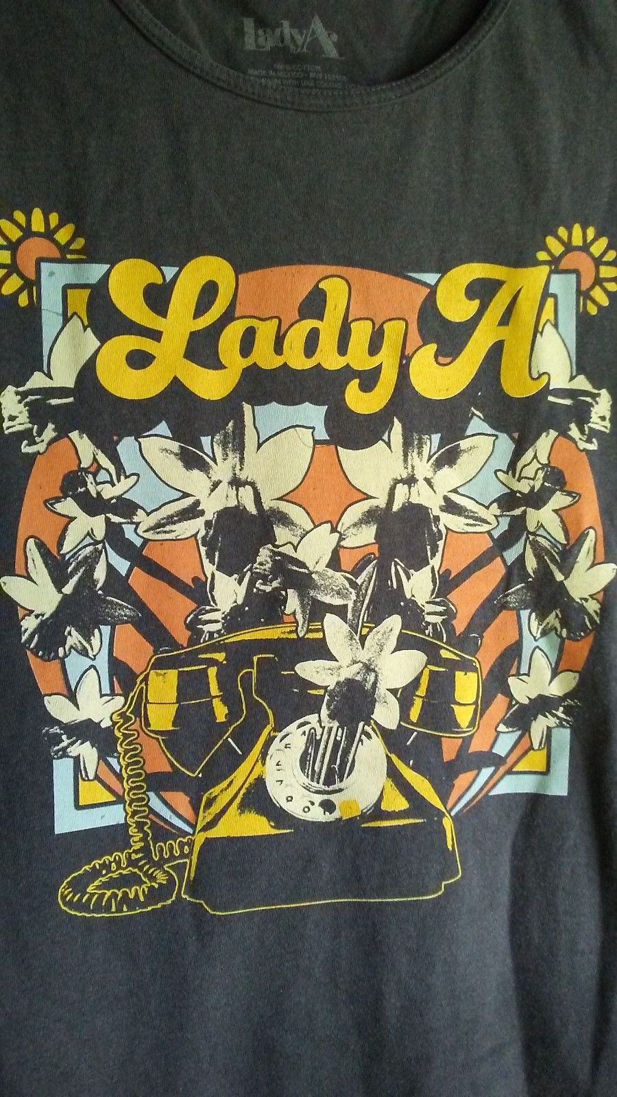 Lady Antebellum Grey 2023 Country Music Request Line 2XL Tour Shirt T-Shirt NWOT