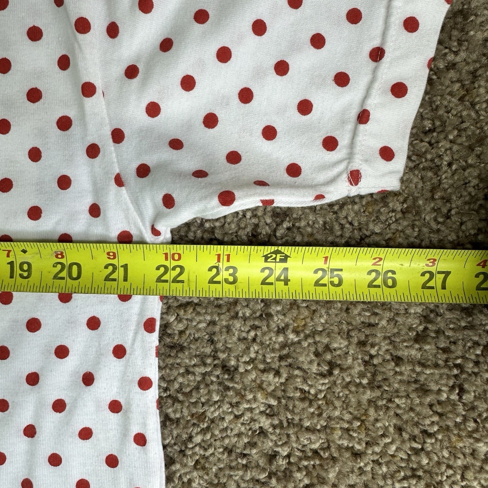 Vintage Boxy 90s Polka Dot Pocket Shirt Size L