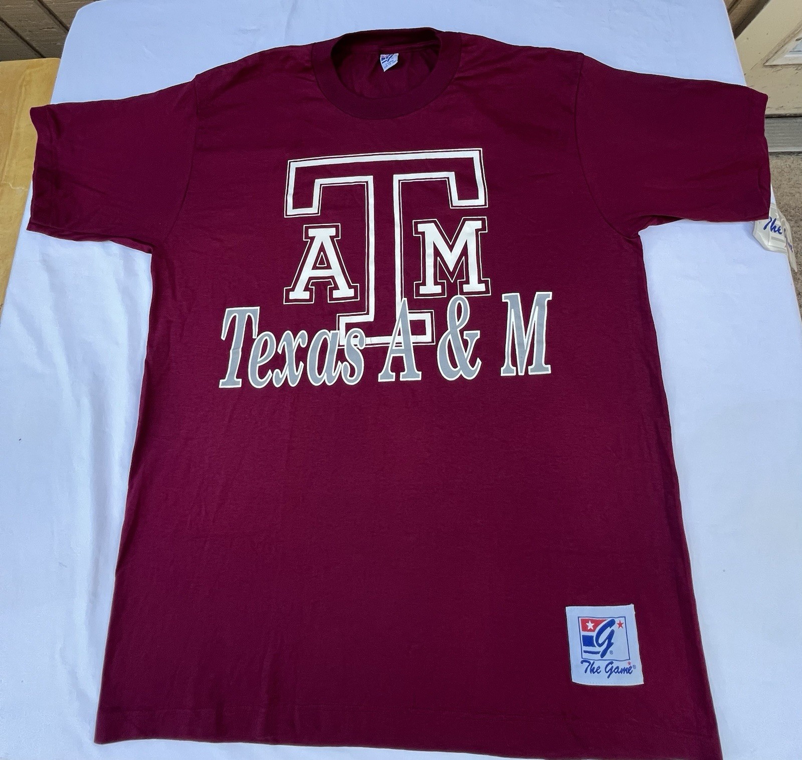 VTG The Game Apparel Texas A&M Aggies T-Shirt Men&rsquo;s NWT Size X-Large Football XL