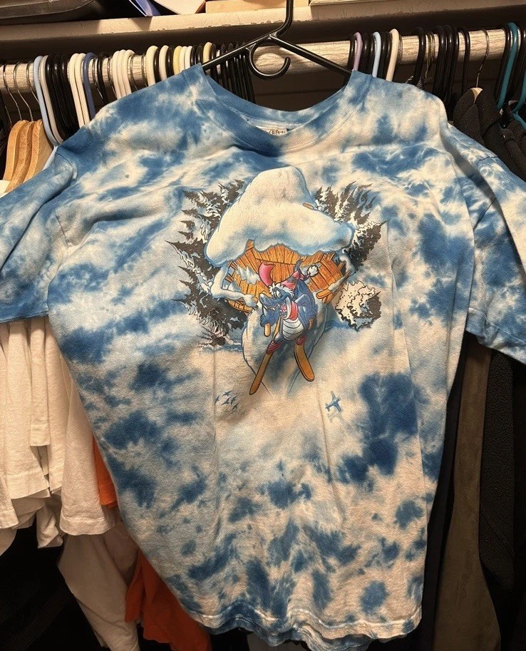 Vintage 90&rsquo;s Disney Blizzard Beach T-shirt All Over Print AOP Summit Plummet XL