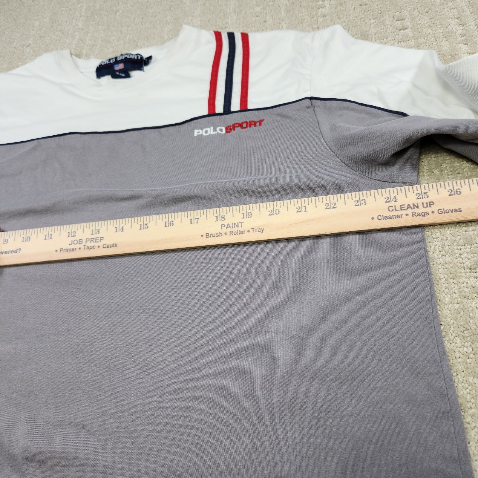 Vintage Polo Sport Ralph Lauren Shirt Men Large Trainer USA Olympics Stadium