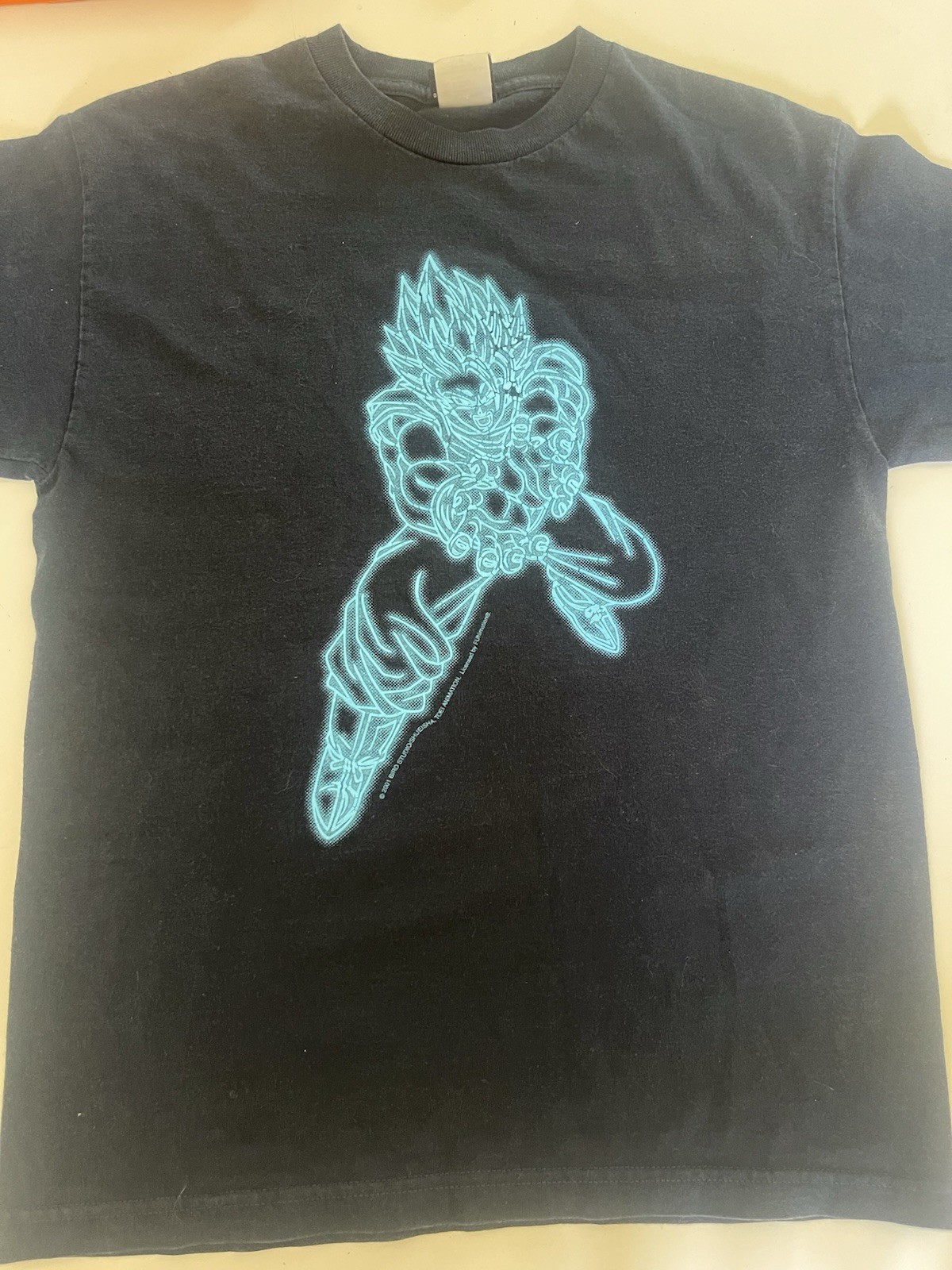 Dragon Ball Z Goku Graphic Black Men&rsquo;s Short Sleeve Crew Neck T-Shirt Size M.