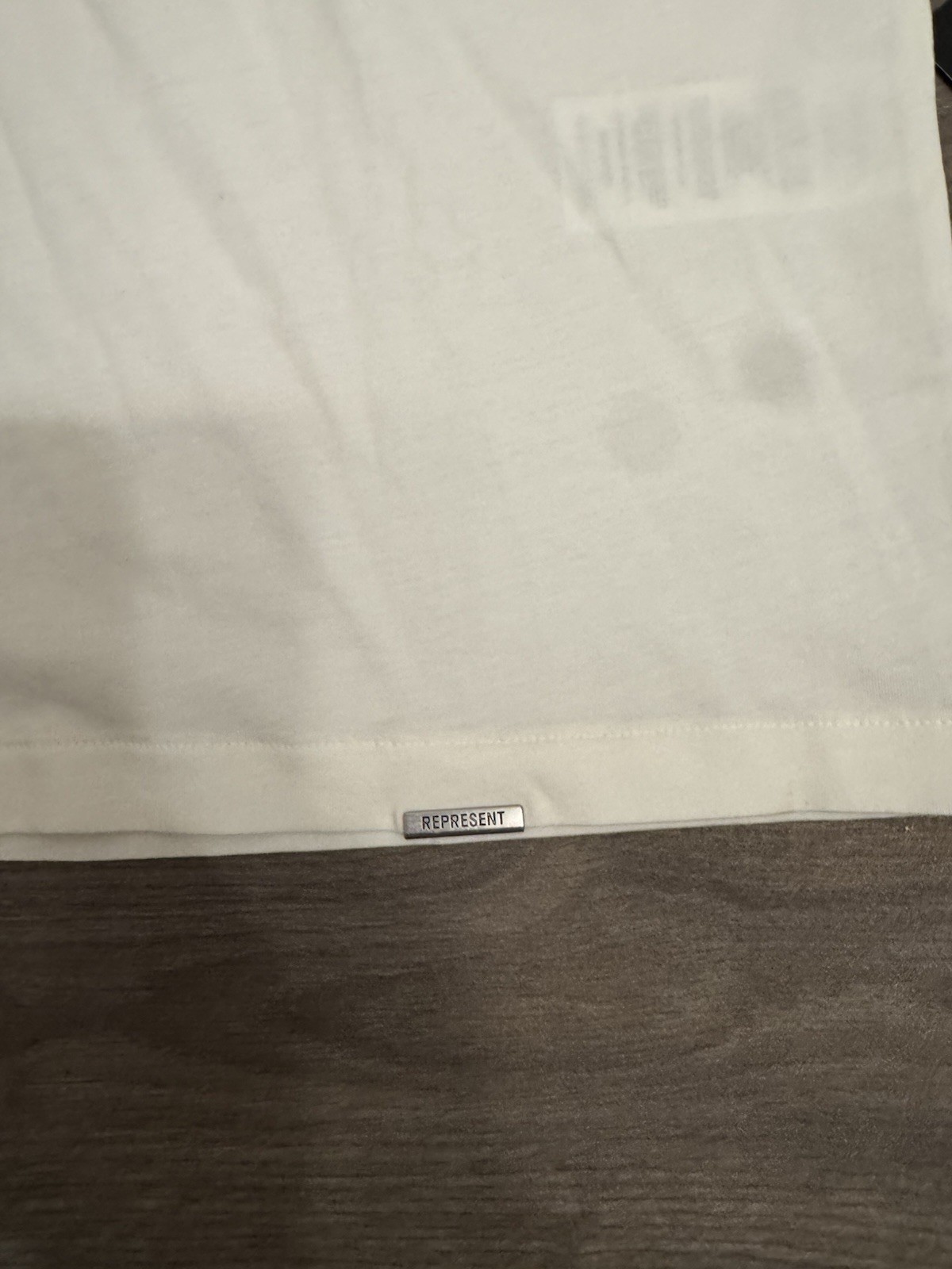 Represent Initial Boxy Tank, Large, Flat White, Brand New, RRP £65