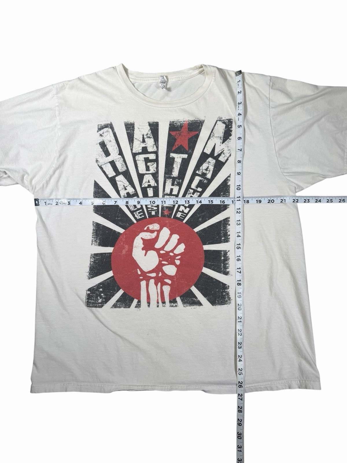 Rage Against the Machine Metal Band Graphic Vintage Tee Anvil XL 2000s