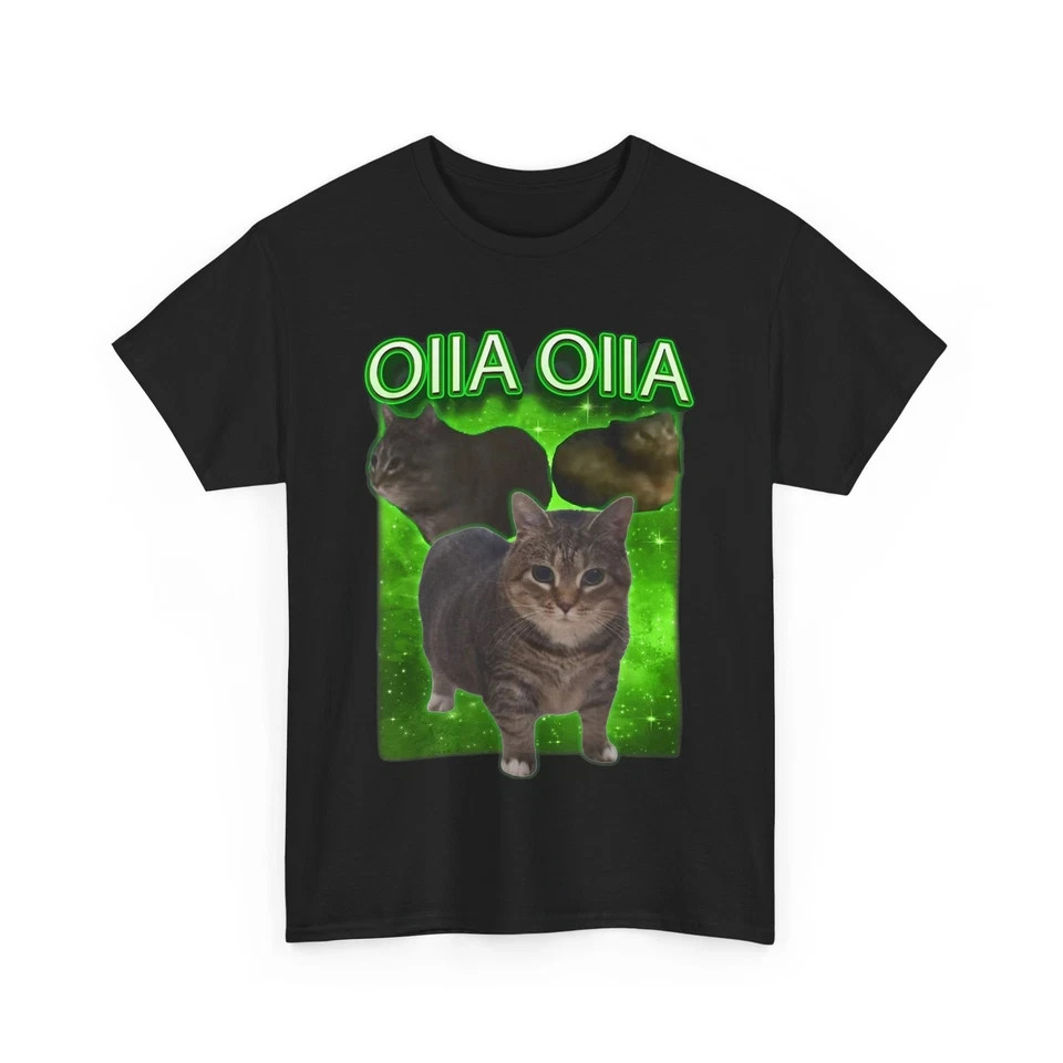 Oiia Oiia Spinning Cat Meme Shirt, Cat Meme Funny Shirt