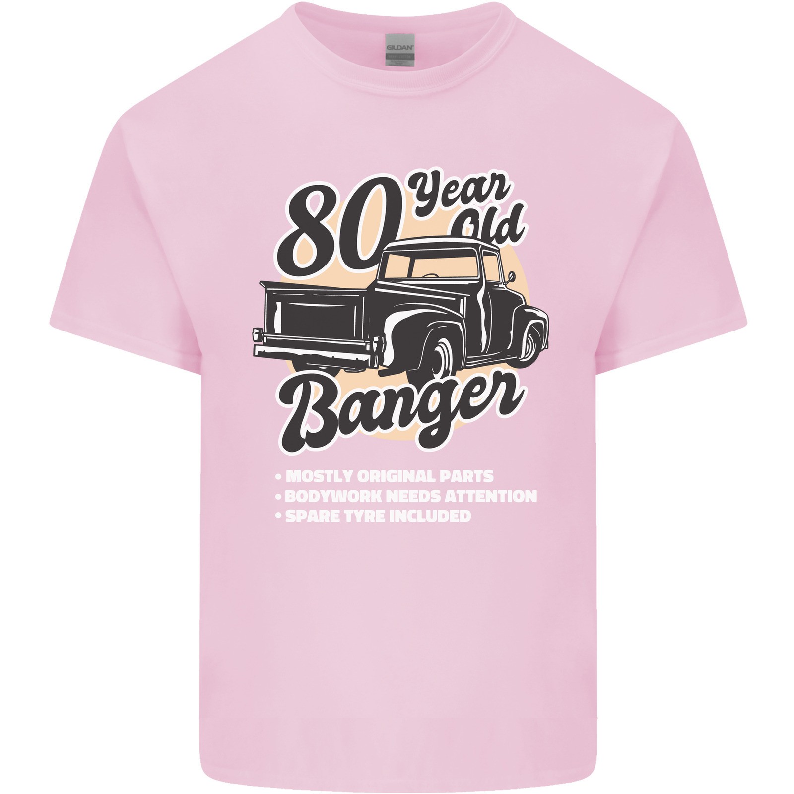 80 Year Old Banger Birthday 80th year Old Mens Light Cotton T-Shirt