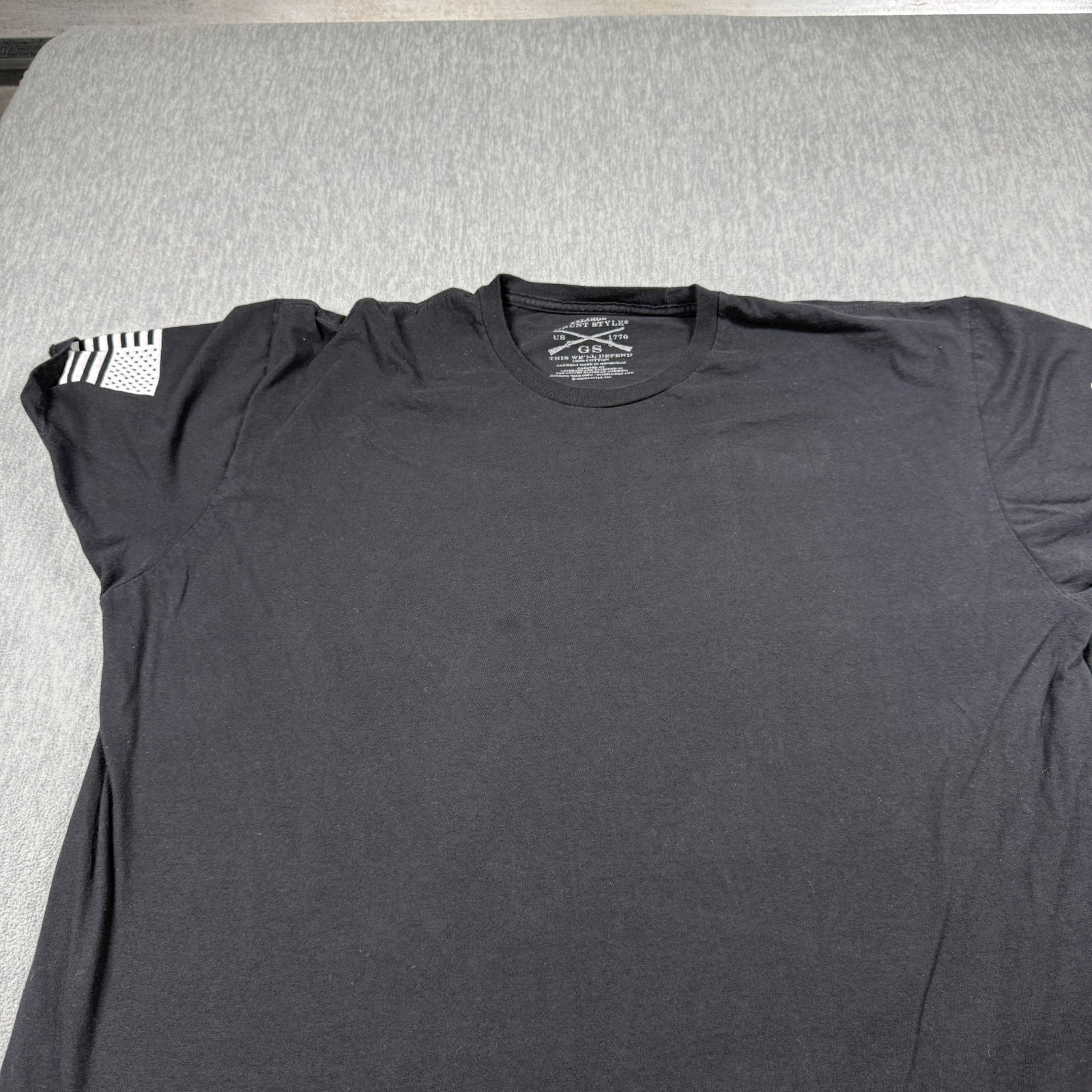 Grunt Style Shirt Mens XXL Black Military Flag Graphic This We&rsquo;ll Defend Tee