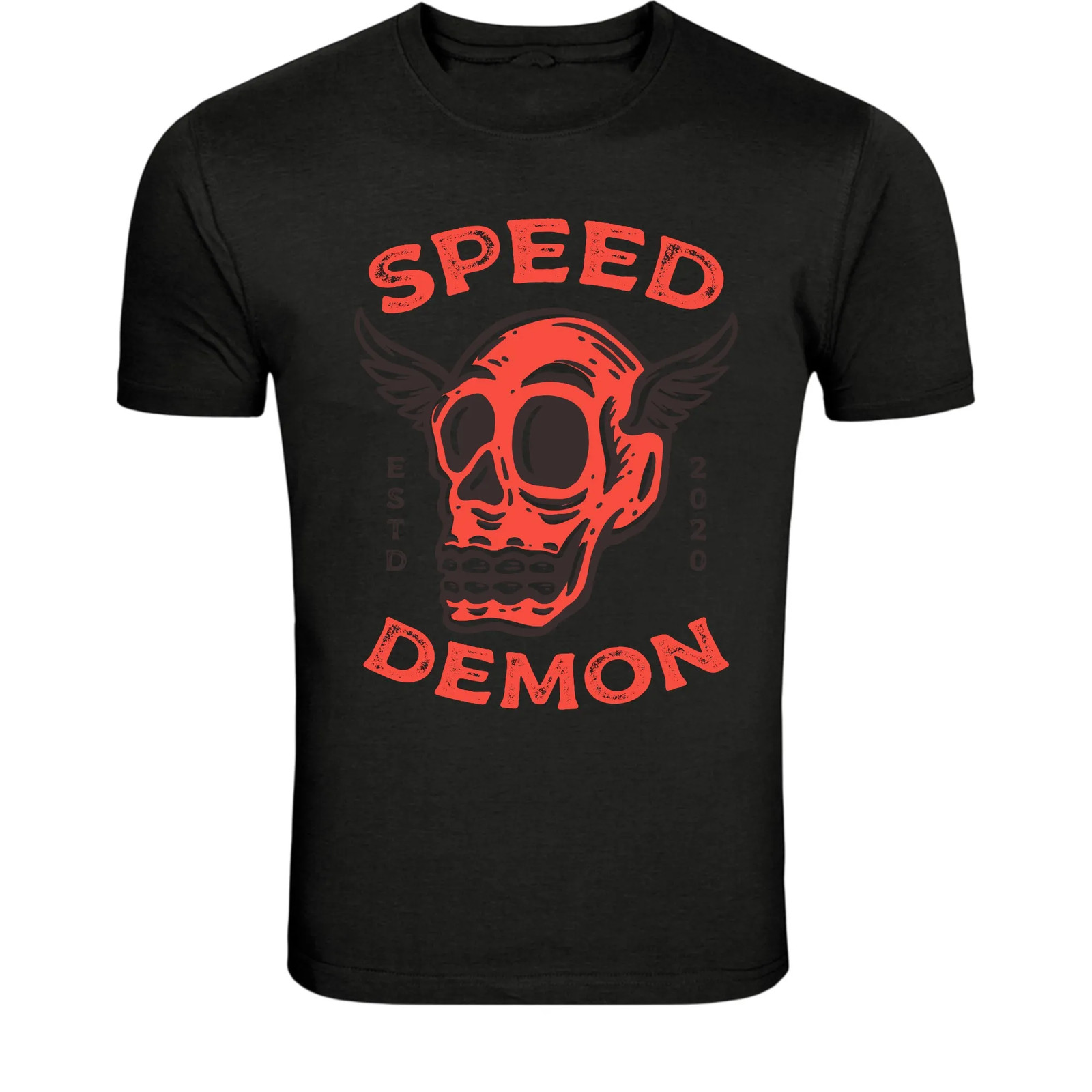 Speed Demon Skull T-Shirt – Vintage Racing Hot Rod Graphic Tee