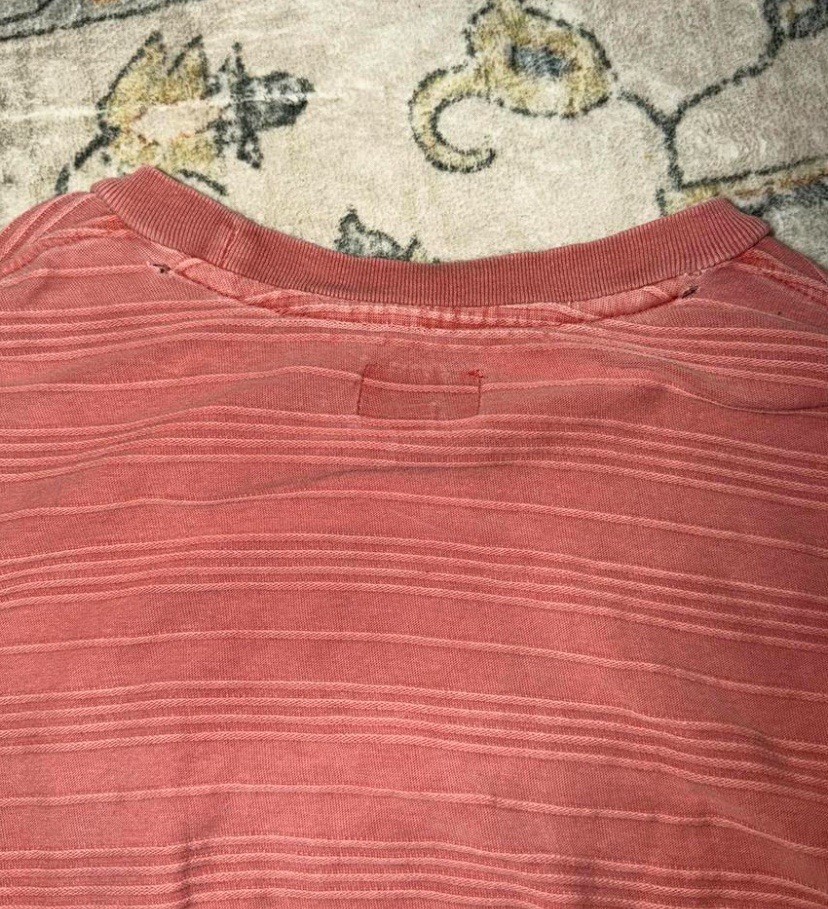 Supreme raised stripes L/S top FW2016 Orange