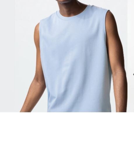 UNIQLO AIRism Cotton Sleeveless T-Shirt S-4XL Crew-Neck Tank Men 475363 NWT