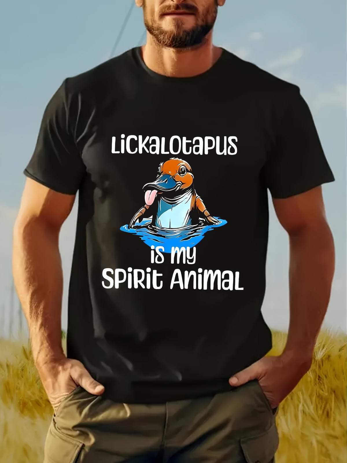 Lickalotapus Funny Duck T-Shirt – Edgy Sarcastic Humor Tee – Urban Streetwear