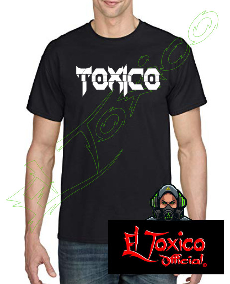 TOXICO T-SHIRT FRONT DESIGN HTV 100% COTTON PRESHRUNK REGULAR FIT URBAN STYLE
