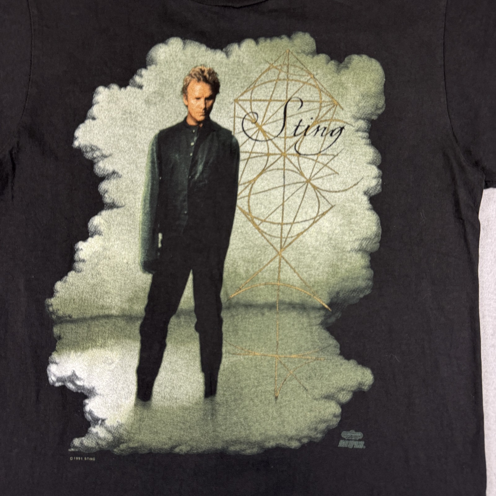 Hanes T-Shirt Men&rsquo;s M Black Sting Soul Cages Tour Band Music