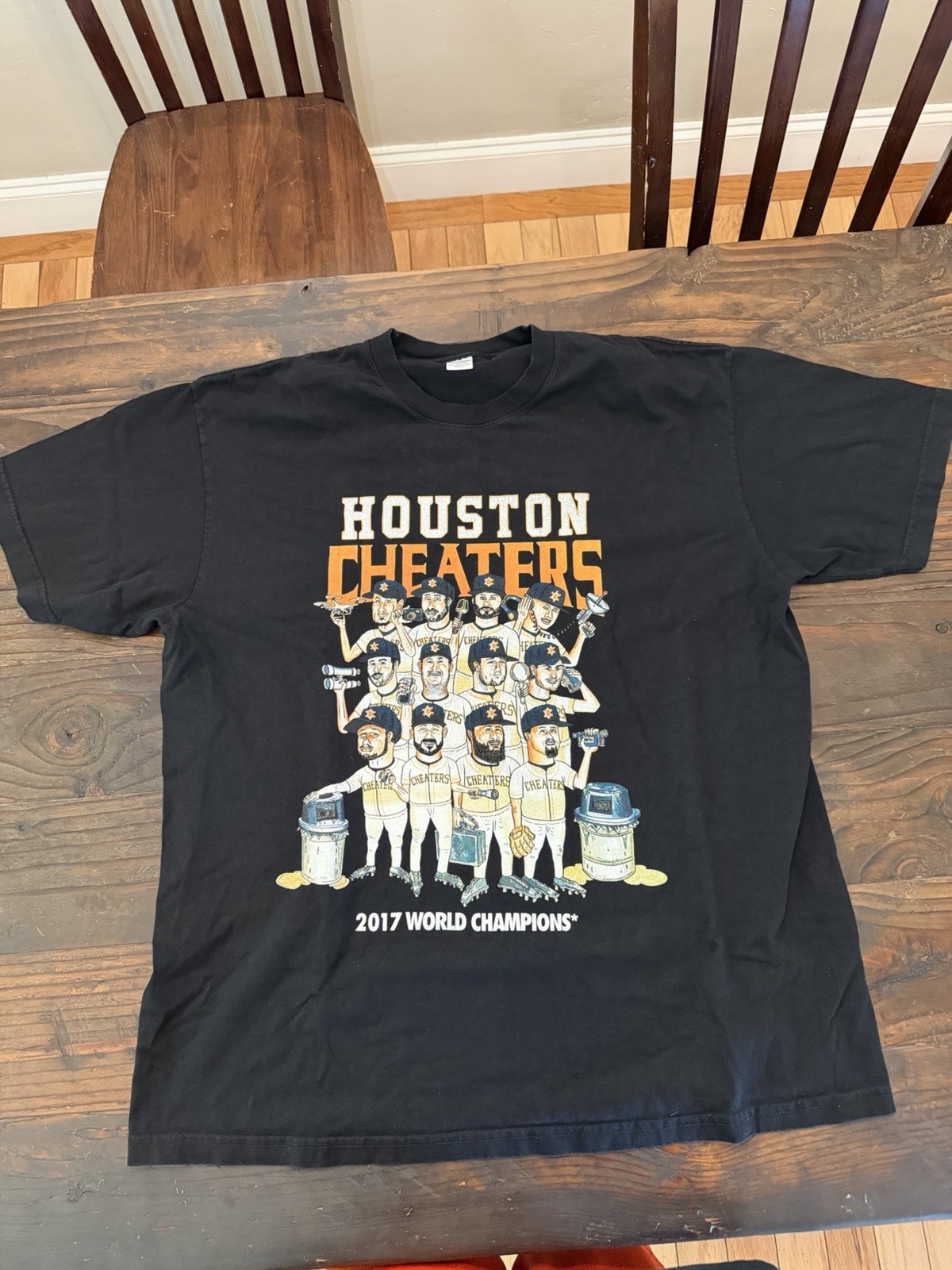 Undefeated Men’s 2017 Houston Cheaters T-Shirt Size Xl