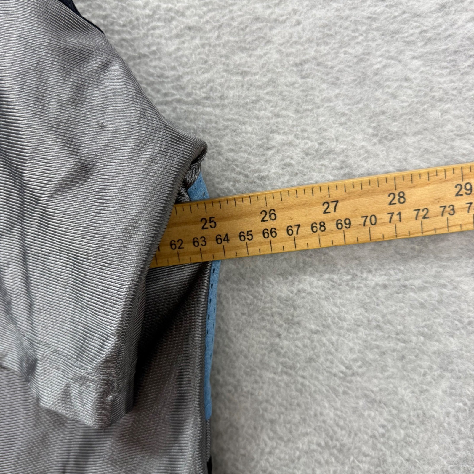 JNCO Jersey Mens XL Grey Blue Tribal Sabertooth 85 Graphic V-Neck Vintage 90s