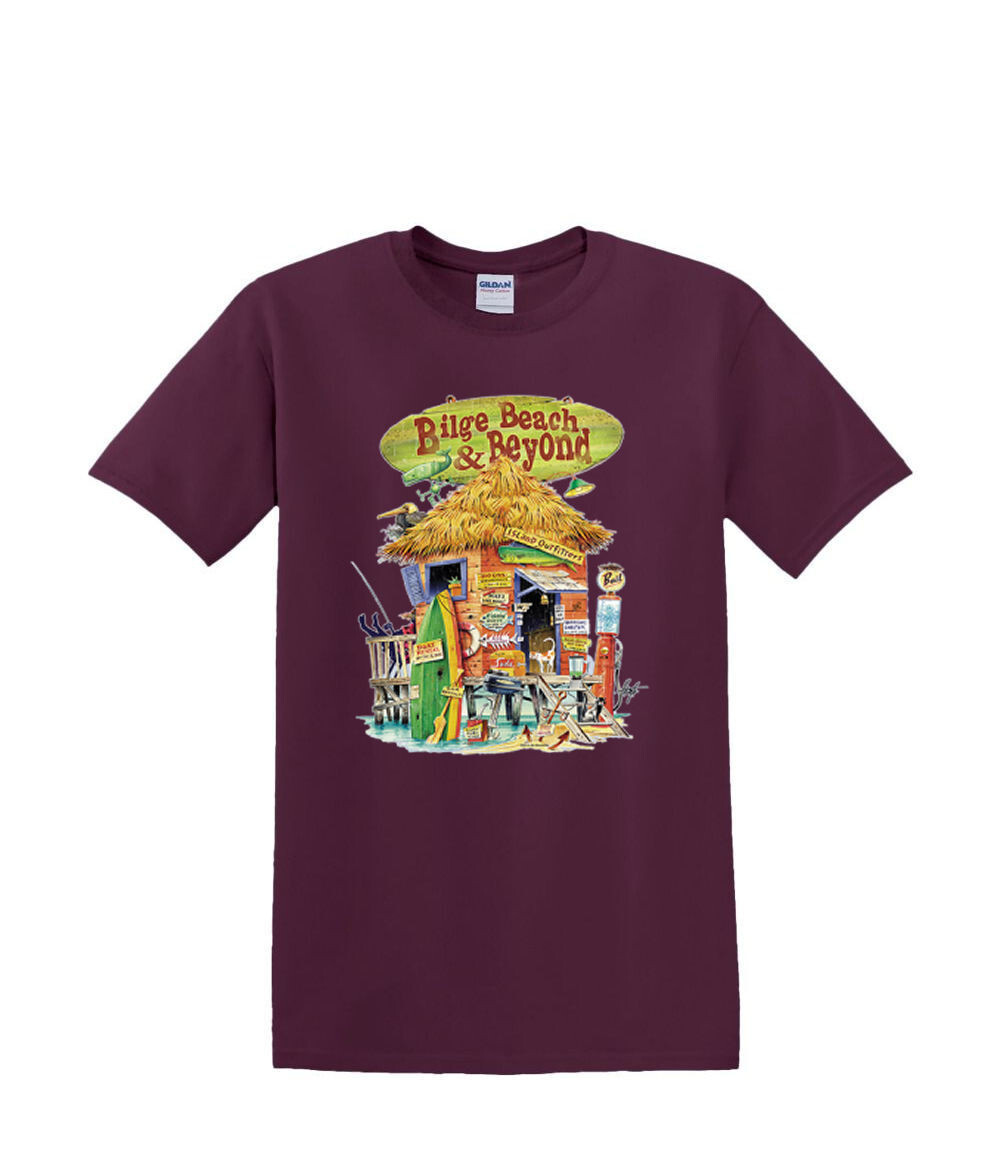 T-Shirt S to 2XL 3XL -BILGE BEACH bar resort tropical sand fun adult