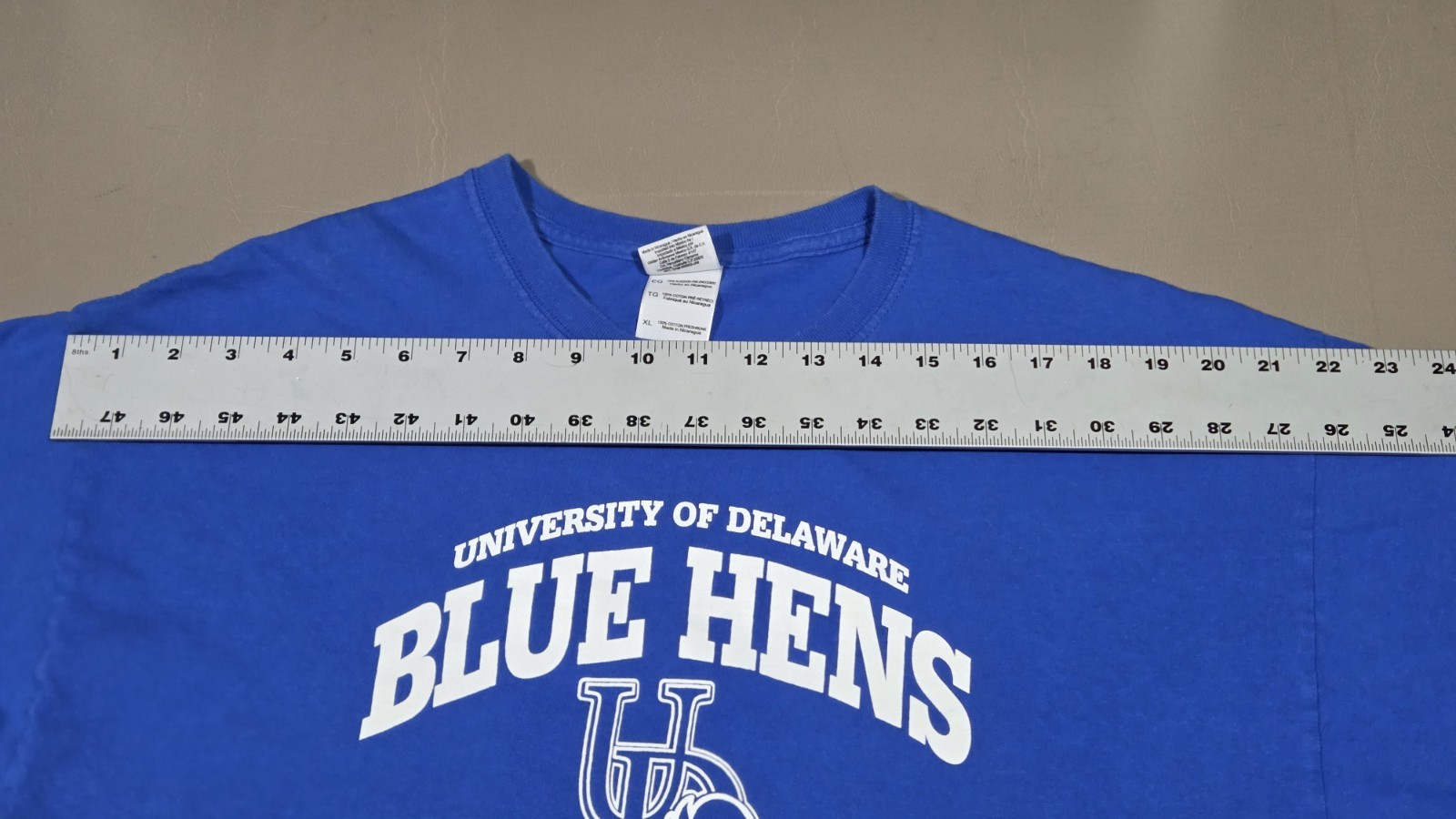 University of Delaware Blue Hens Men&rsquo;s Basketball T Shirt, XL, First State Ortho