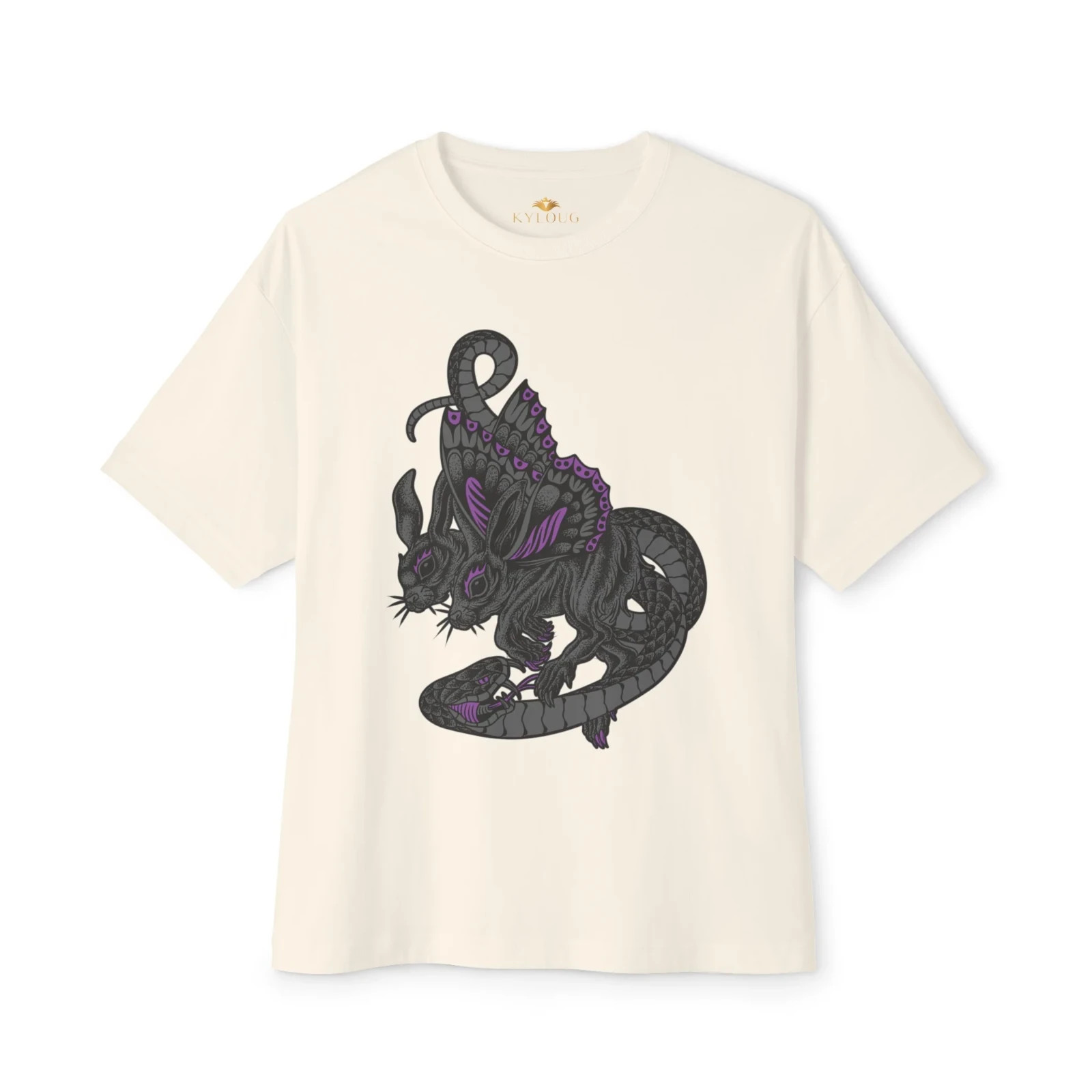 Men&rsquo;s Oversized Round Neck Streetwear T-Shirt Soft Cotton Casual Wear Comfort