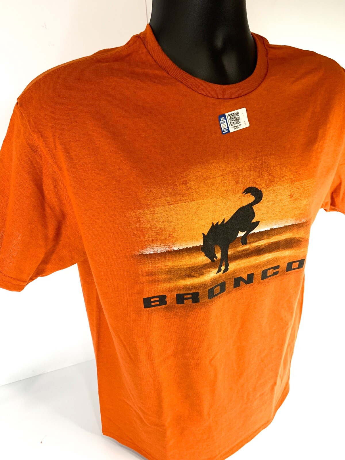 2021 2022 Ford Bronco T-Shirt – Burnt Orange Desert w/ Black Emblem & Script
