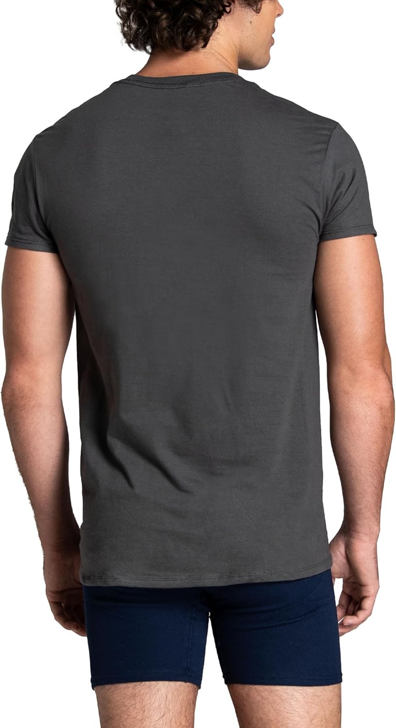 Fruit of the Loom Men&rsquo;s Pocket Tee Large, Colors May Vary – 6 Pack –