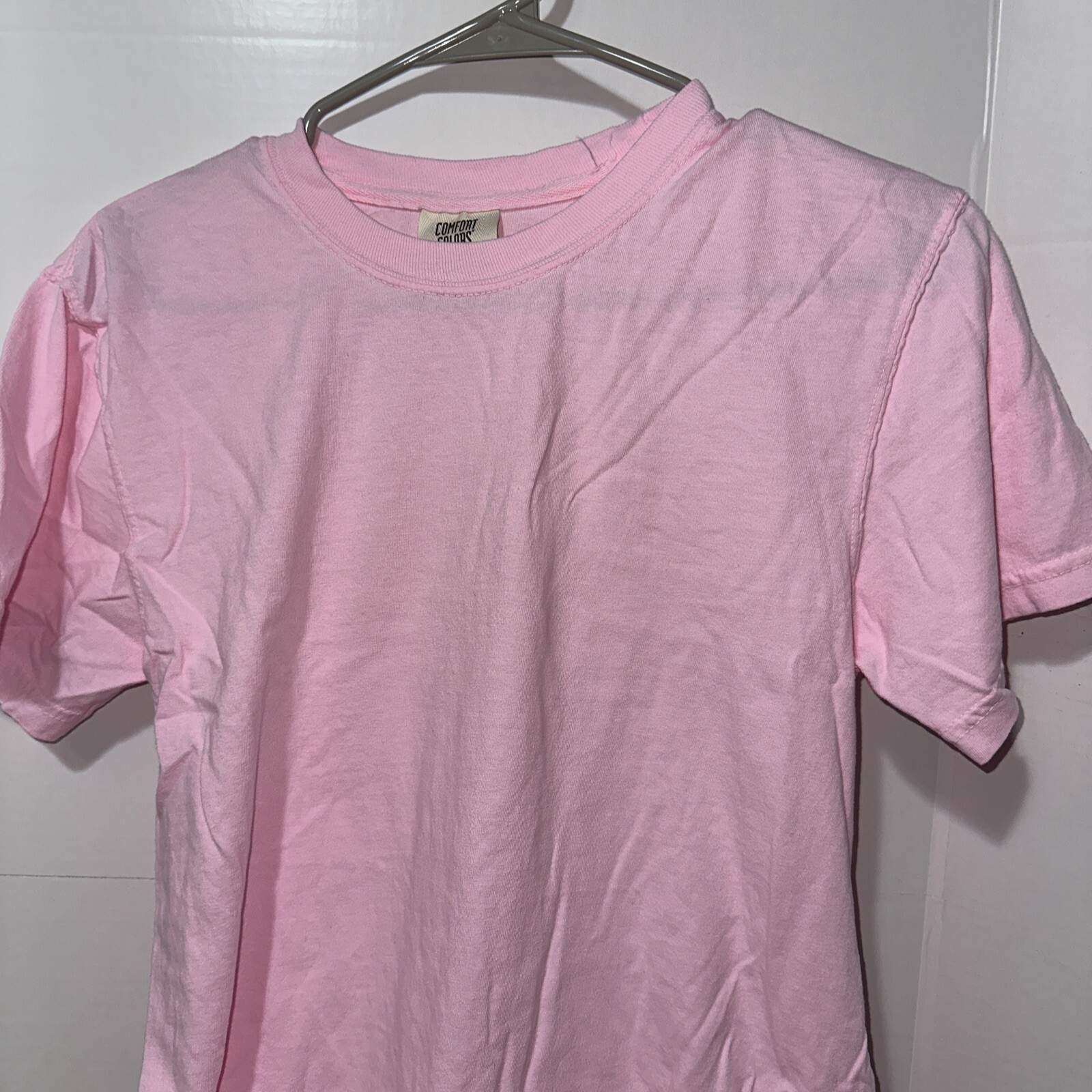 NEW Pink Blossom Comfort Colors Men Heavy Ring Spun T Shirt 1717 Small