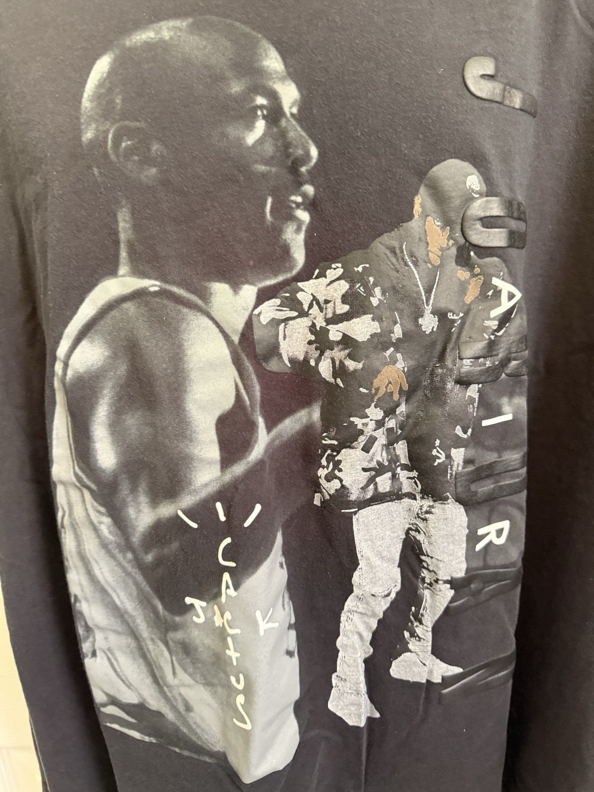 Cactus Jack Michael Jordan Shirt Men’s Size XL Black