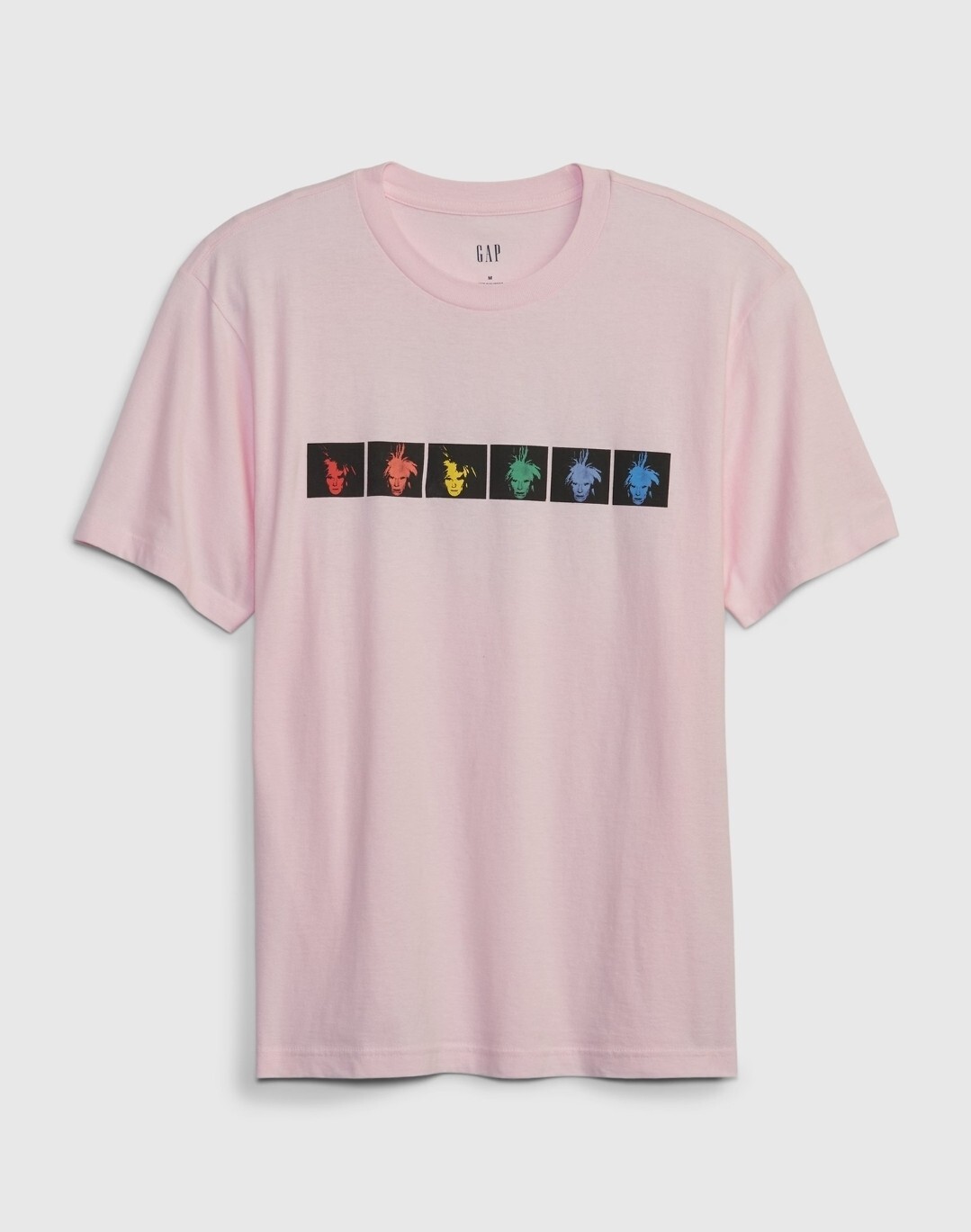 New Andy Warhol Pop Art « If Everyone is not a Beauty »Quote Mens Medium Pink Tee