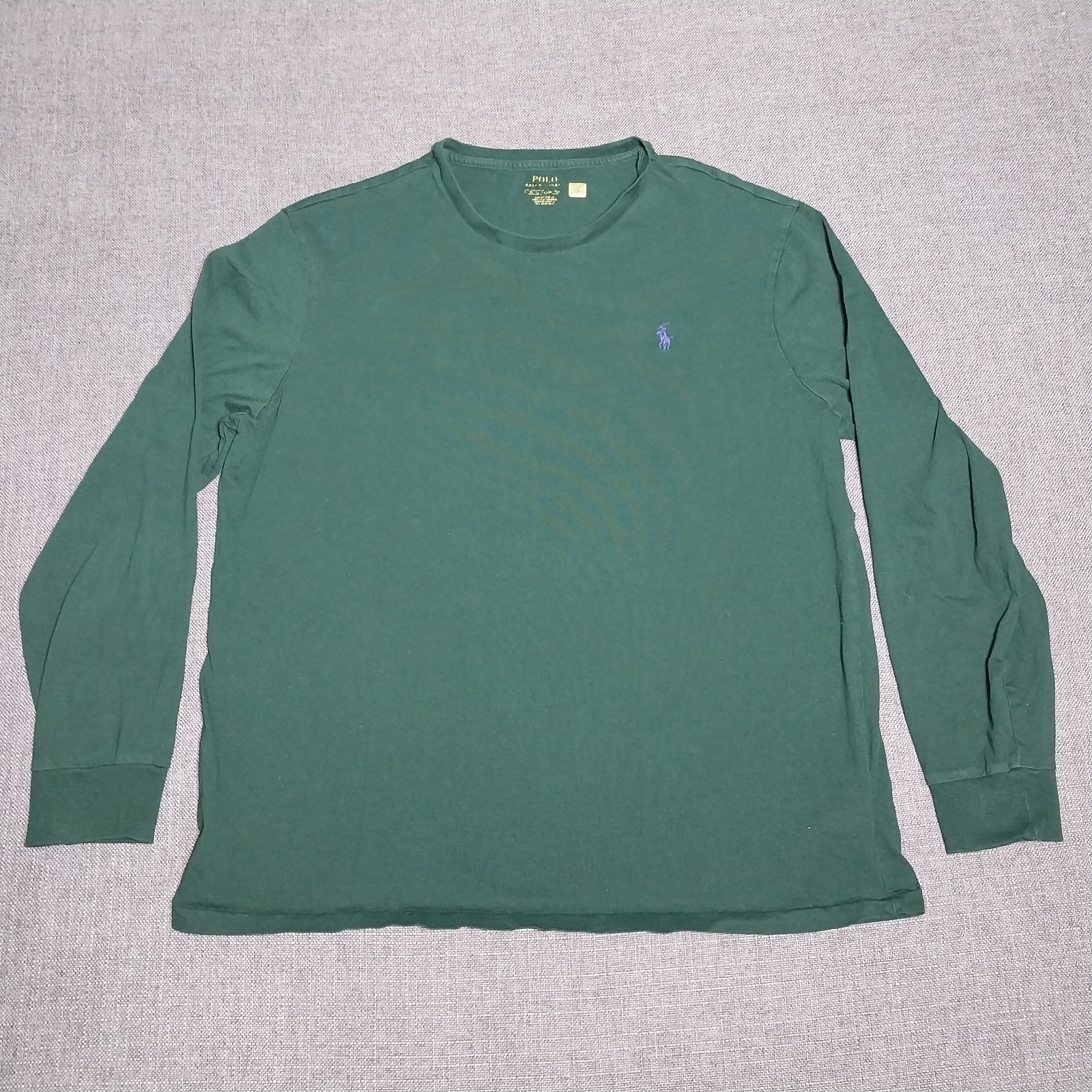 Men&rsquo;s Polo Ralph Lauren Hunter Green Long Sleeve T Shirt XL