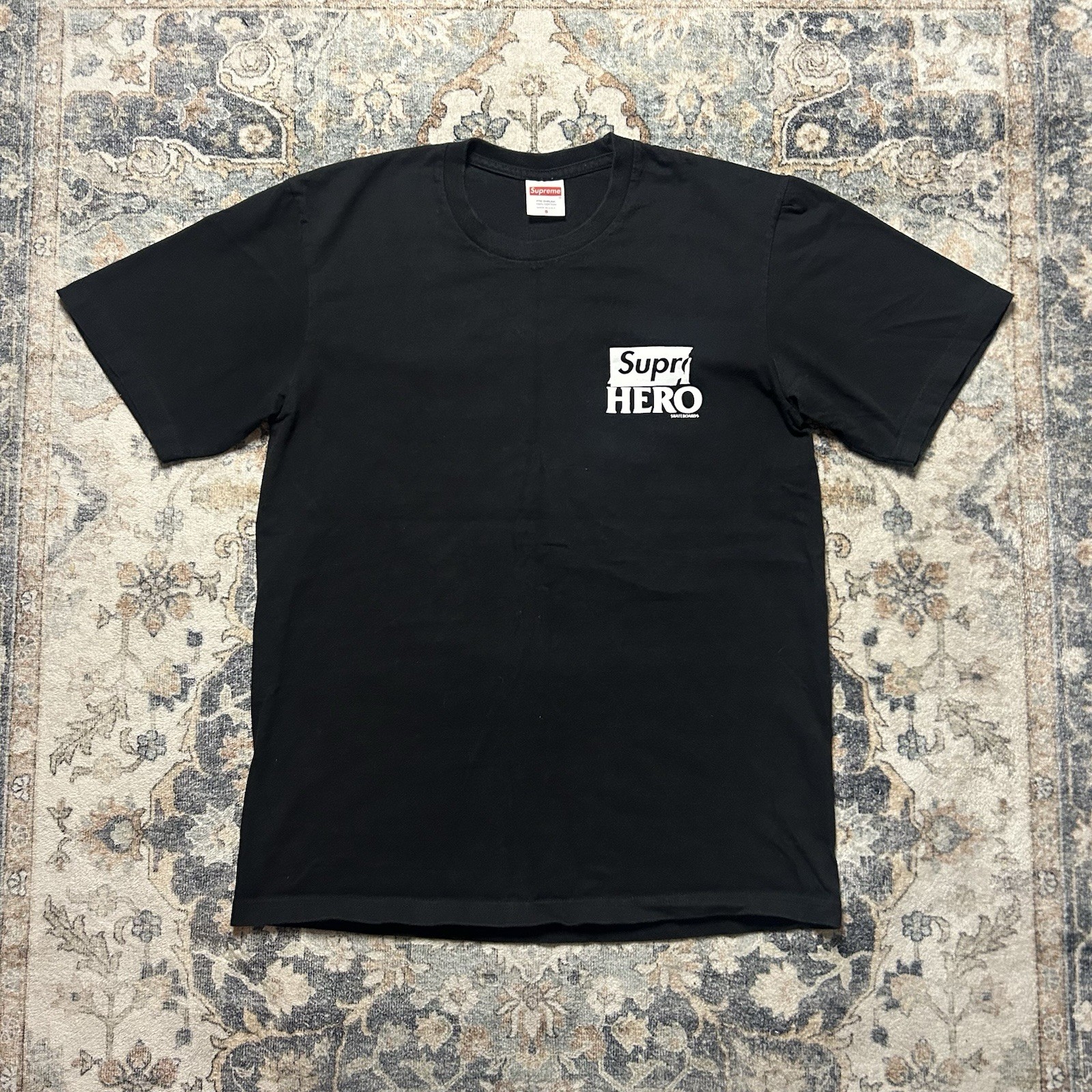 Supreme Antihero Skateboards Dog Tee Black T-Shirt Size Small SS22