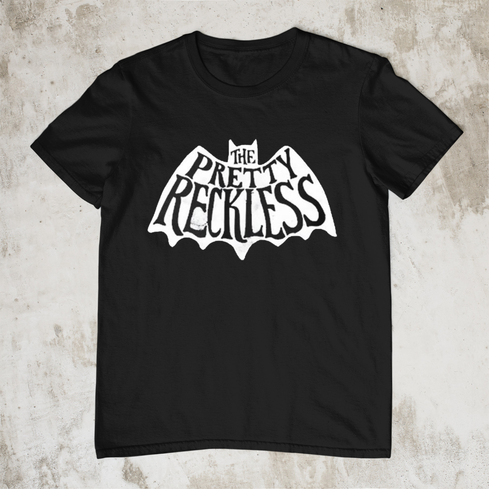 THE PRETTY RECKLESS Band Logo Classic Short Sleeve Black All Size Shirt AE48