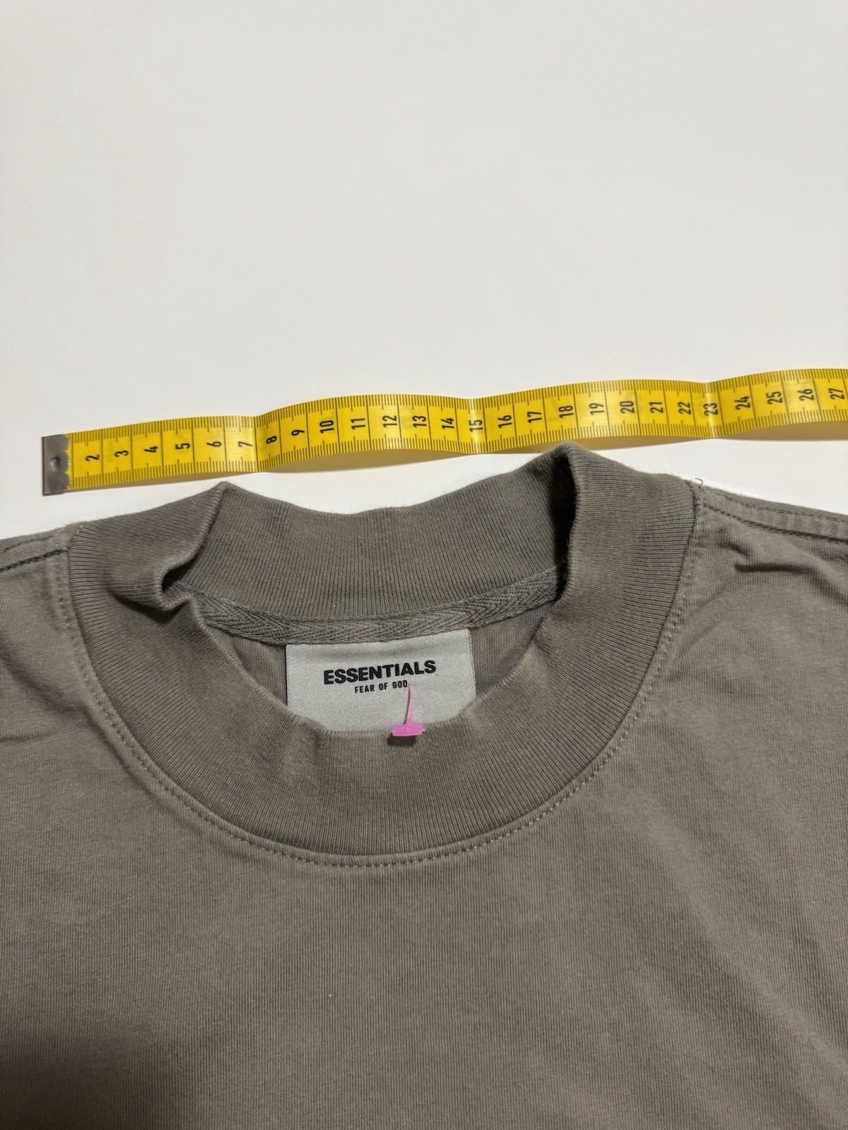NWT AUTH FOG Fear Of God Essentials Taupe Long Sleeve T-Shirt Men L Unisex