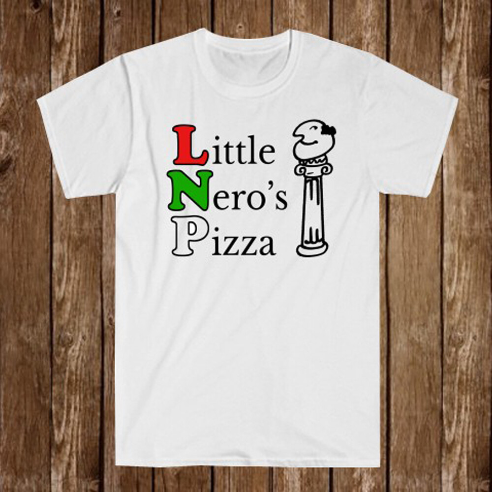 Home Alone Little Nero&rsquo;s Pizza Men&rsquo;s White T-Shirt Size S-5XL